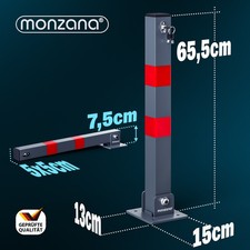 B-Stock Heavy Duty Parking Space Barrier Car Bollard Folding Robust Steel 