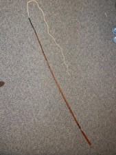 Victorian Hallmarked Silver 1887. Holly Driving Carriage Whip By SWAINE & ADENEY