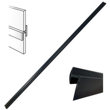 Elite Greenhouses Glass Joining h Sections for 3 - 4mm 610mm / 2 feet Wide Black
