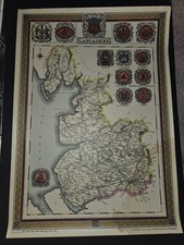 Historical Map Of Lancashire