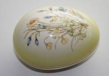Vintage egg shaped trinket box