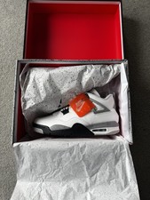 Jordan 4 White Cement Size UK