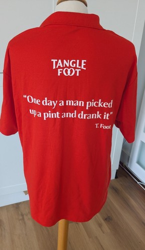 Tanglefoot polo shirt size - polo,