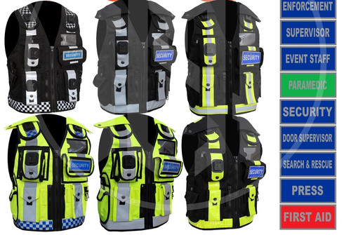 Hiviz security vest tactical - hiviz,