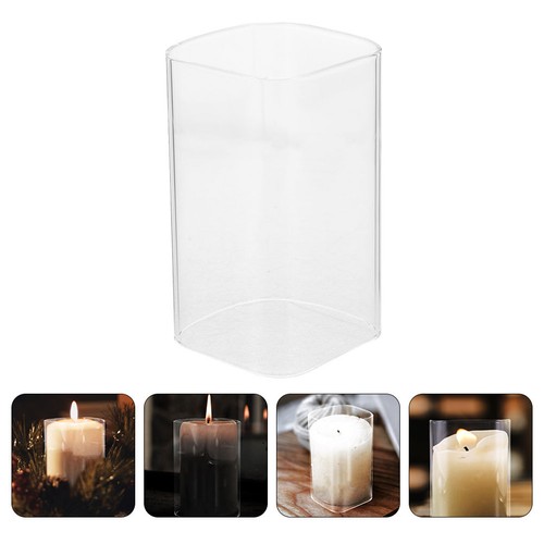 Clear glass cylinder - clear,