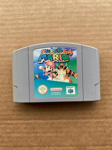N64 super mario game tested - super,
