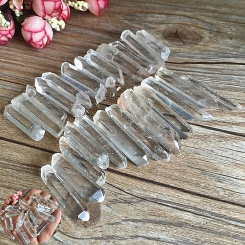 100g white quartz crystal - white,