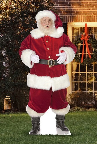 Santa standee outdoor - santa,