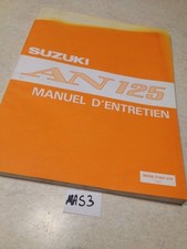 Suzuki AN125 Scooter 1996 Workshop Technical Manual in French