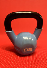 Escape Studio Cast Iron Vinyl 8kg Kettlebell Workout Strenght Home Gym Fitness