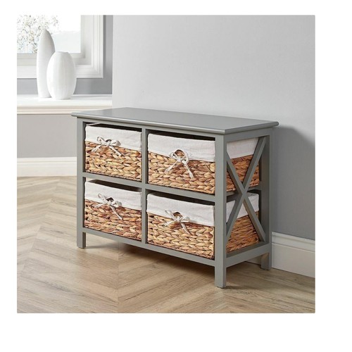 Wooden storage cabinet chest - storage, 4