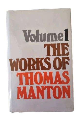 Works thomas manton vol - of,