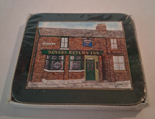 Vintage Coronation Street Rovers Return Inn Coasters ~ Box Of 4