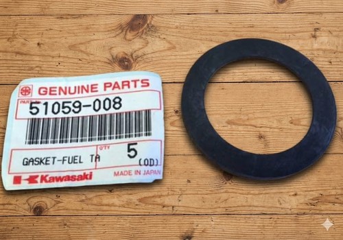Nos kawasaki gas cap gasket - gas,