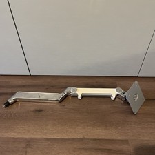 Humanscale Monitor Arm, Polished Aluminium with VESA Plate (No Clamp)