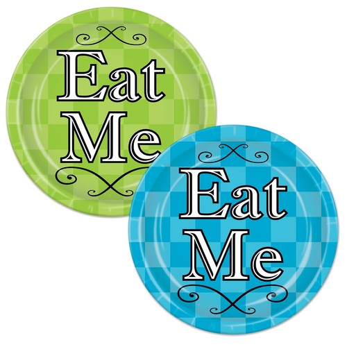Alice wonderland plates - alice, in