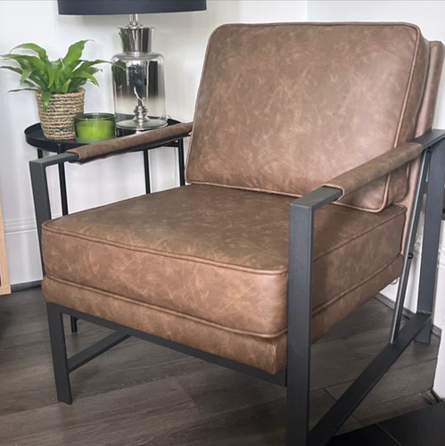 Vintage industrial armchair - vintage,