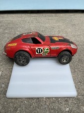 Vintage Datsun 240Z Africa Rally #11 Friction Tin Toy Japan Nissan Car Racing