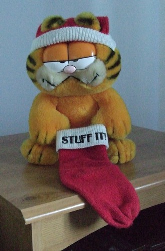 Vintage garfield christmas - vintage,