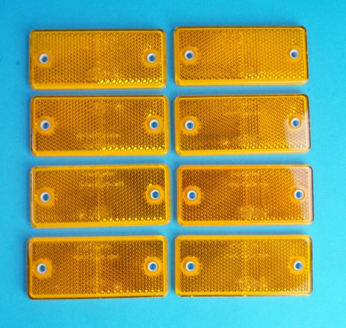 Amber side reflectors 90mm - 8,