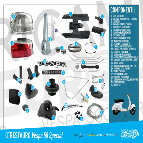 Complete kit spare - spare, parts