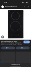 Montpellier Cer13nt 2 Ring Ceramic Hob 30cm Electric Cooker Brand New In Box