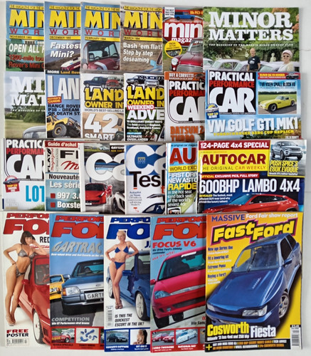 Various car magazines - magazines, minor