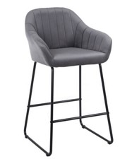 velvet Bar Stool fixed height