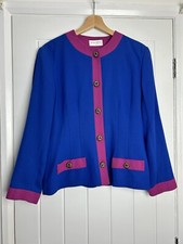  Berkertex Jacket Wedding Special Occasion Blue Pink Size 12