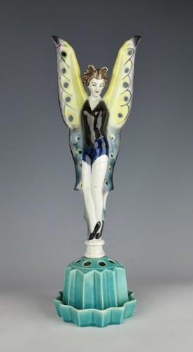 Rare tall 39cm art deco - rare,