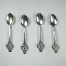 Set Of 4 Vintage Silver