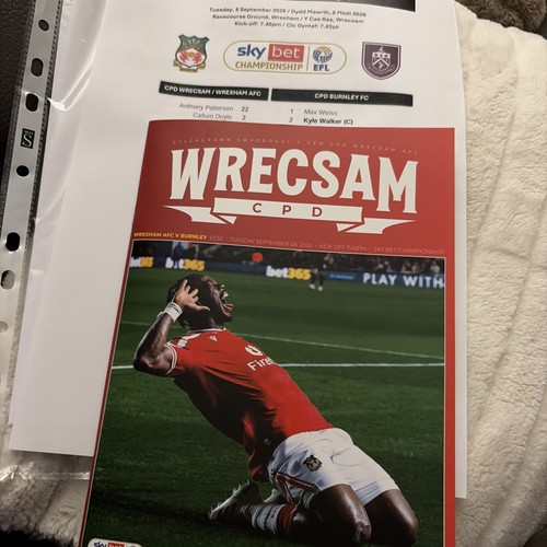 Wrexham burnley 2026 - v,