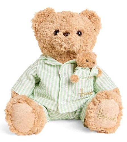 Harrods bear 24cm teddy - pj,