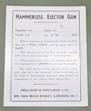 Original Holland And Holland