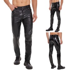 Mens Black Bright PU/Matte