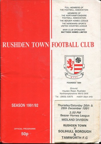 Rushden town solihull - town,