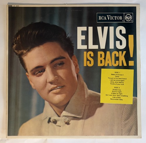 Elvis presley is back - elvis,