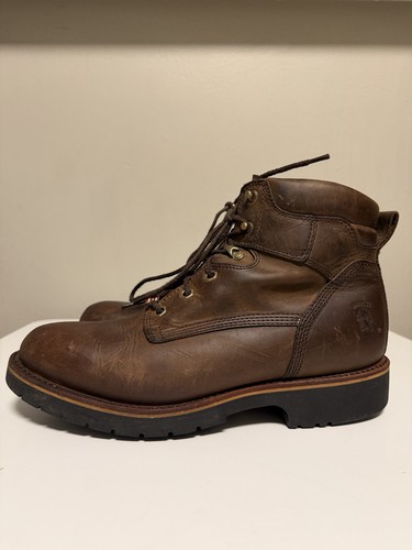 Chippewa brown leather inch - 6,