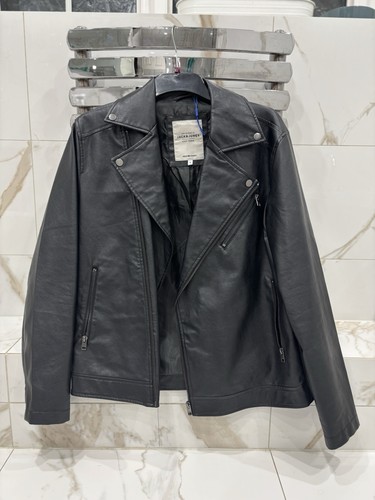 Fake leather jack - jack, jones