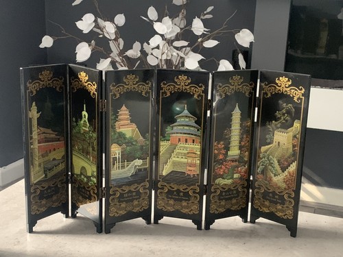 Vintage chinese folding - vintage,