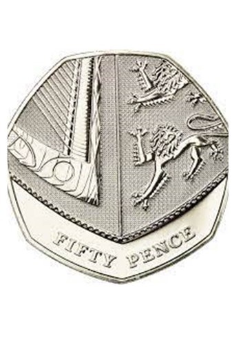 Shield 50p 2008 - , 2022