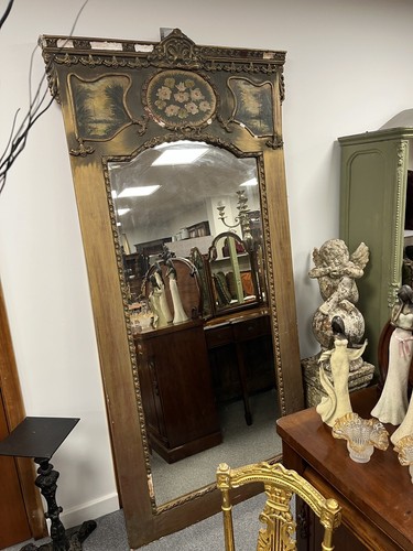 Trumeau mirror french gilt - trumeau,