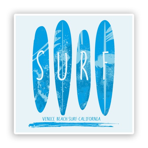 Surf surfing vinyl - x,