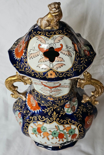 Masons ironstone lidded twin - masons,