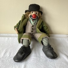 Vintage Clown Doll Figure With