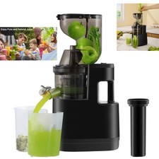 Electric Juicer Machine Slow Juicer Cold Press Squeezer Slag Juice Separator UK