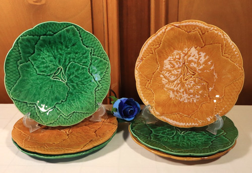 Antique french majolica wall - french,