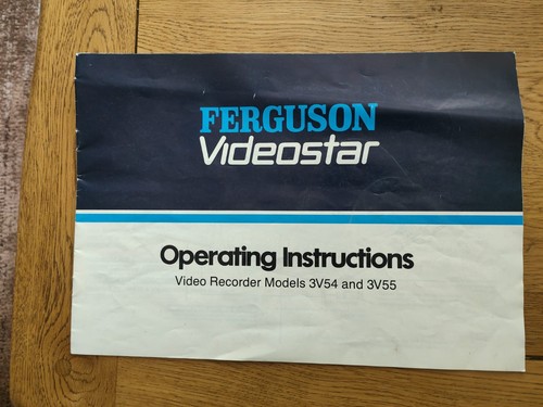 Instructions for ferguson - for,
