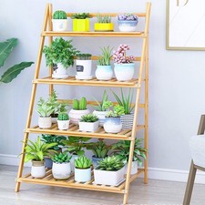 4-Tier Ladder Shelf Planter