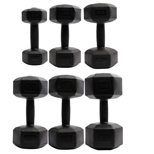 Hex dumbbell pair set anti - pair,